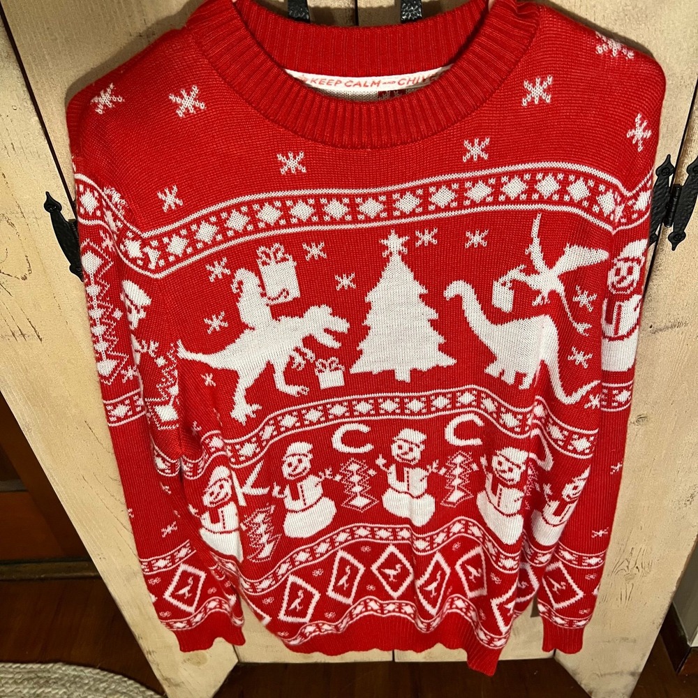 Tipsy Elves mens Christmas sweater large